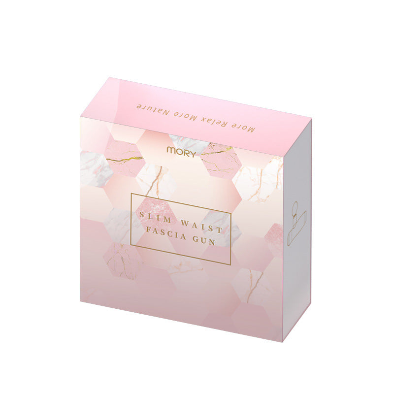 Moyun Fascia Gun Muscle Relaxation Massager in sleek design, showcasing its ergonomic shape and high-quality aluminum alloy body.