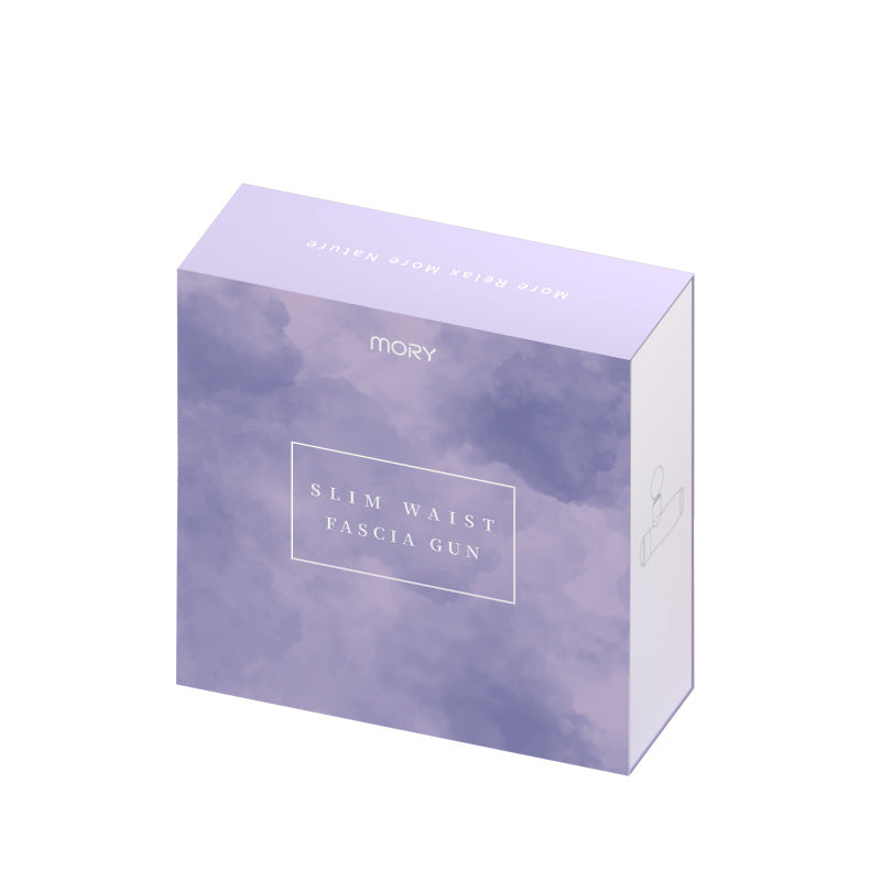 Moyun Fascia Gun Muscle Relaxation Massager in sleek design, showcasing its ergonomic shape and high-quality aluminum alloy body.