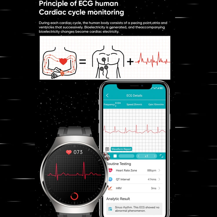 MT200 1.43 inch AMOLED Smart Call Watch with ECG and health monitoring features, showcasing its sleek design and vibrant display.