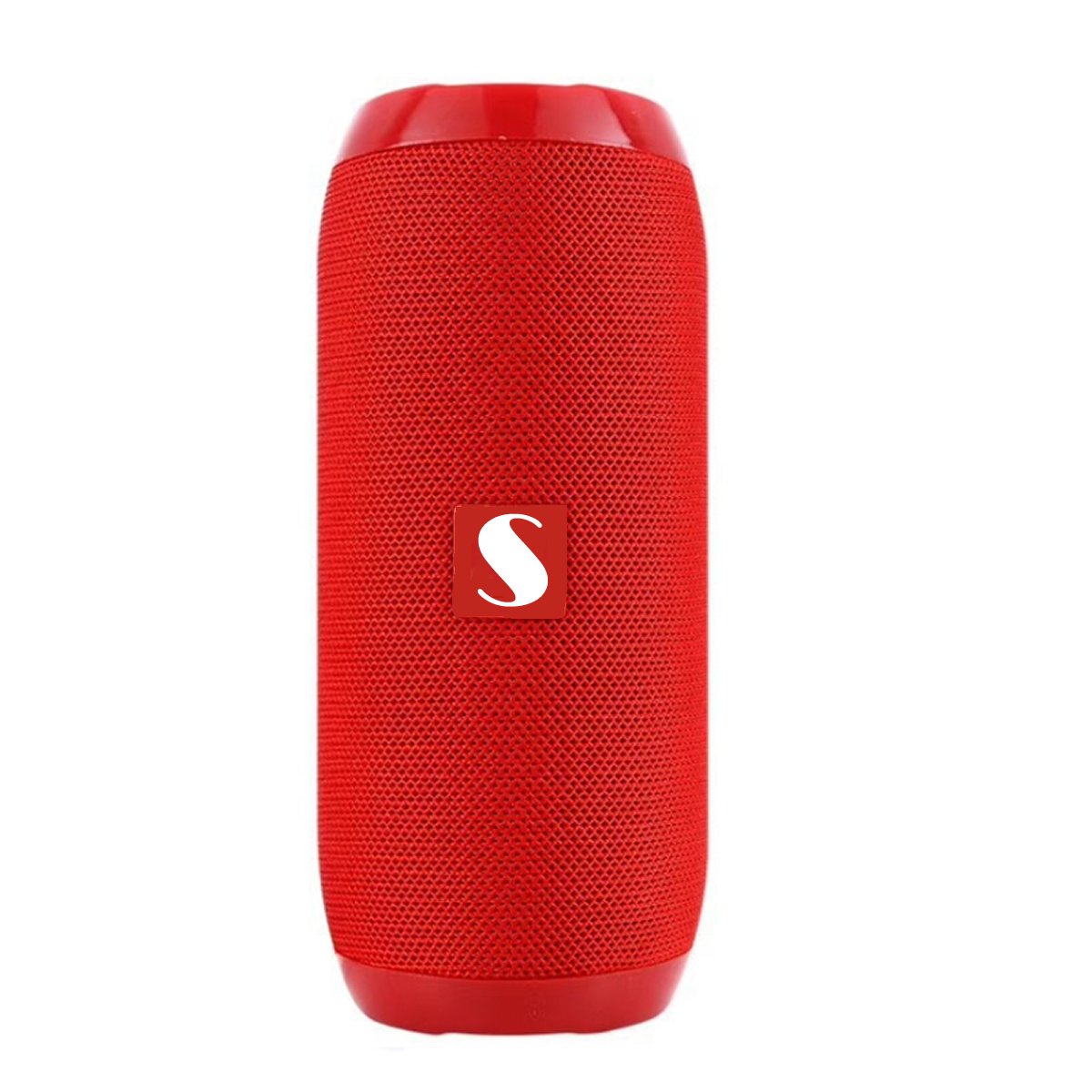 Music Manager Bluetooth Speaker and Subwoofer in various stylish prints, showcasing its portable design and built-in subwoofer.