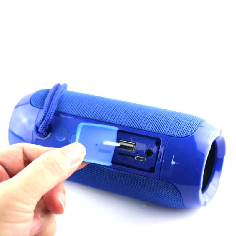 Music Manager Bluetooth Speaker and Subwoofer in various stylish prints, showcasing its portable design and built-in subwoofer.