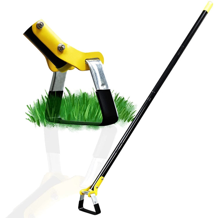 MYL-10 Stirrup Ring Weeding Hoe with a stainless steel blade and triangular head, ideal for weeding and soil loosening.