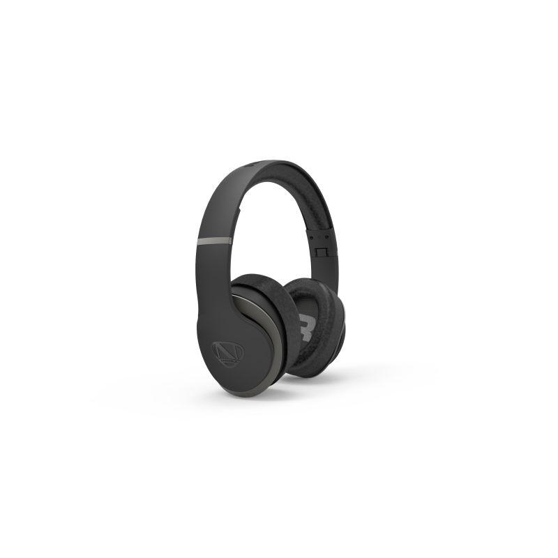 NCREDIBLE AX1 Headphones in black, showcasing sleek design and comfortable ear cushions.