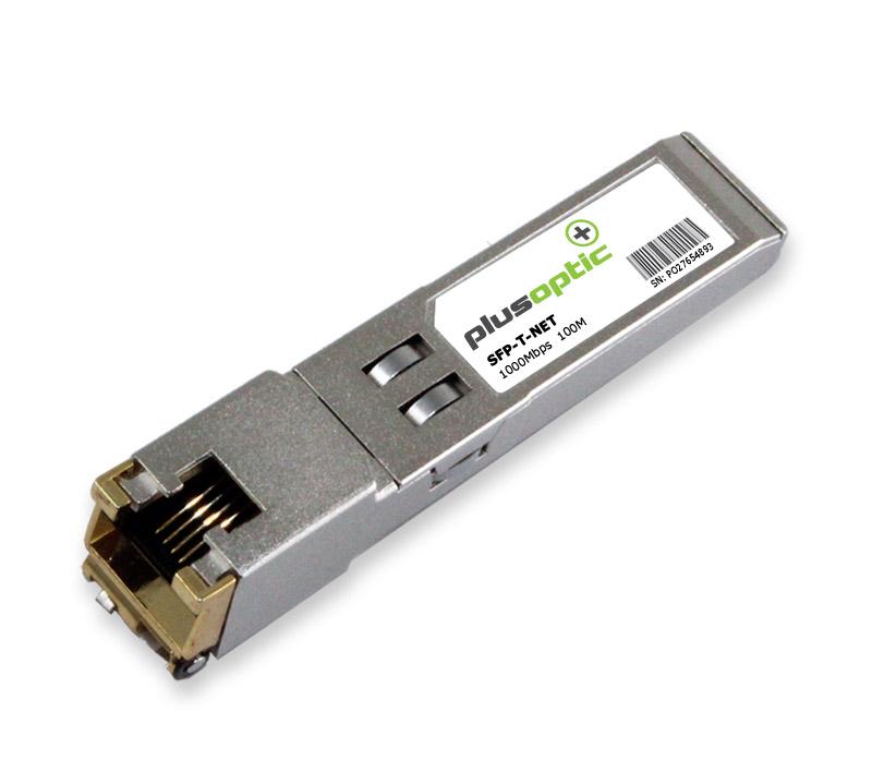 Netgear Compatible 1000Mbps Copper SFP Fibre Optic Transceiver with RJ-45 connector, designed for high-speed data transfer.