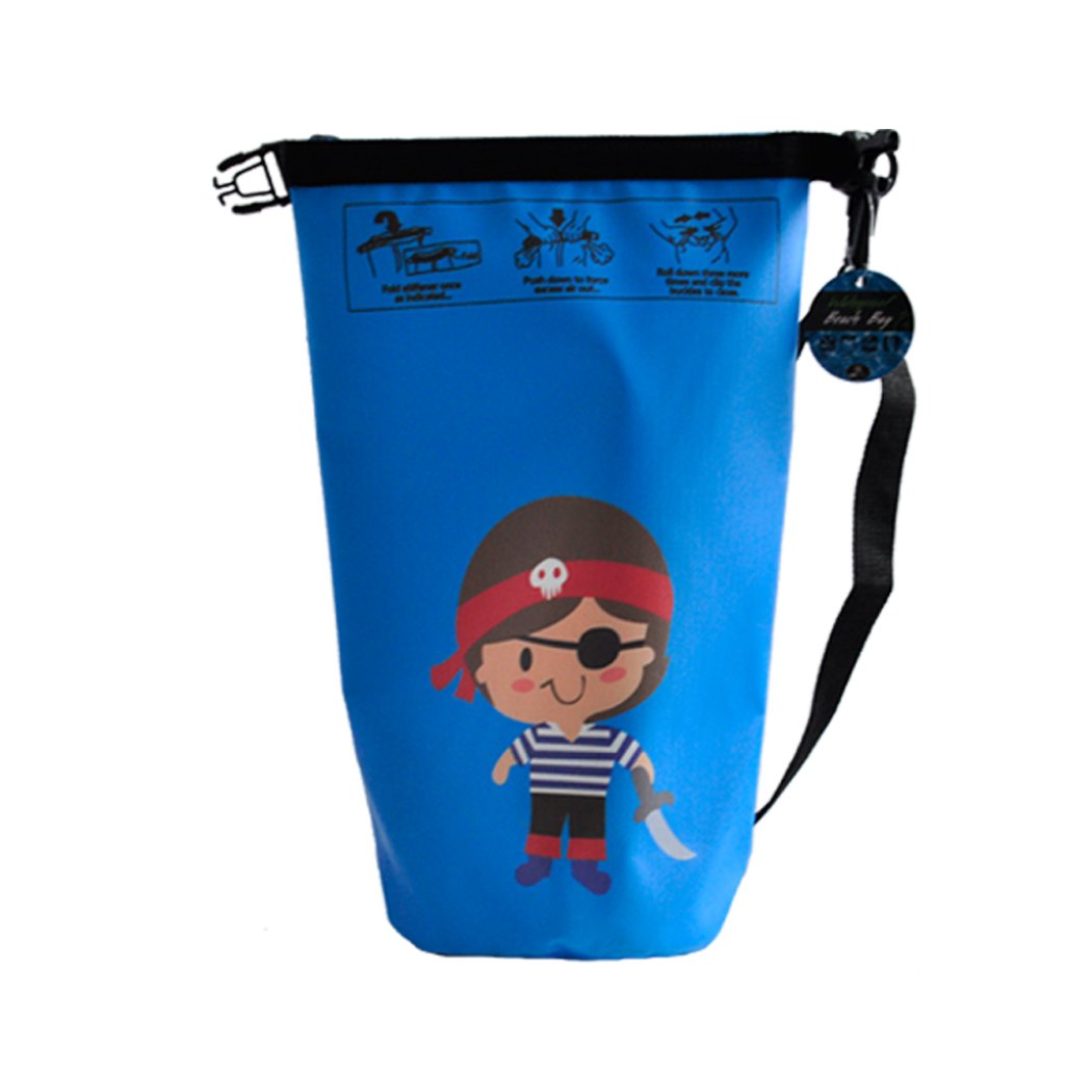 New 4L waterproof beach bag made of durable 500D PVC fabric, ideal for outdoor activities and water sports.