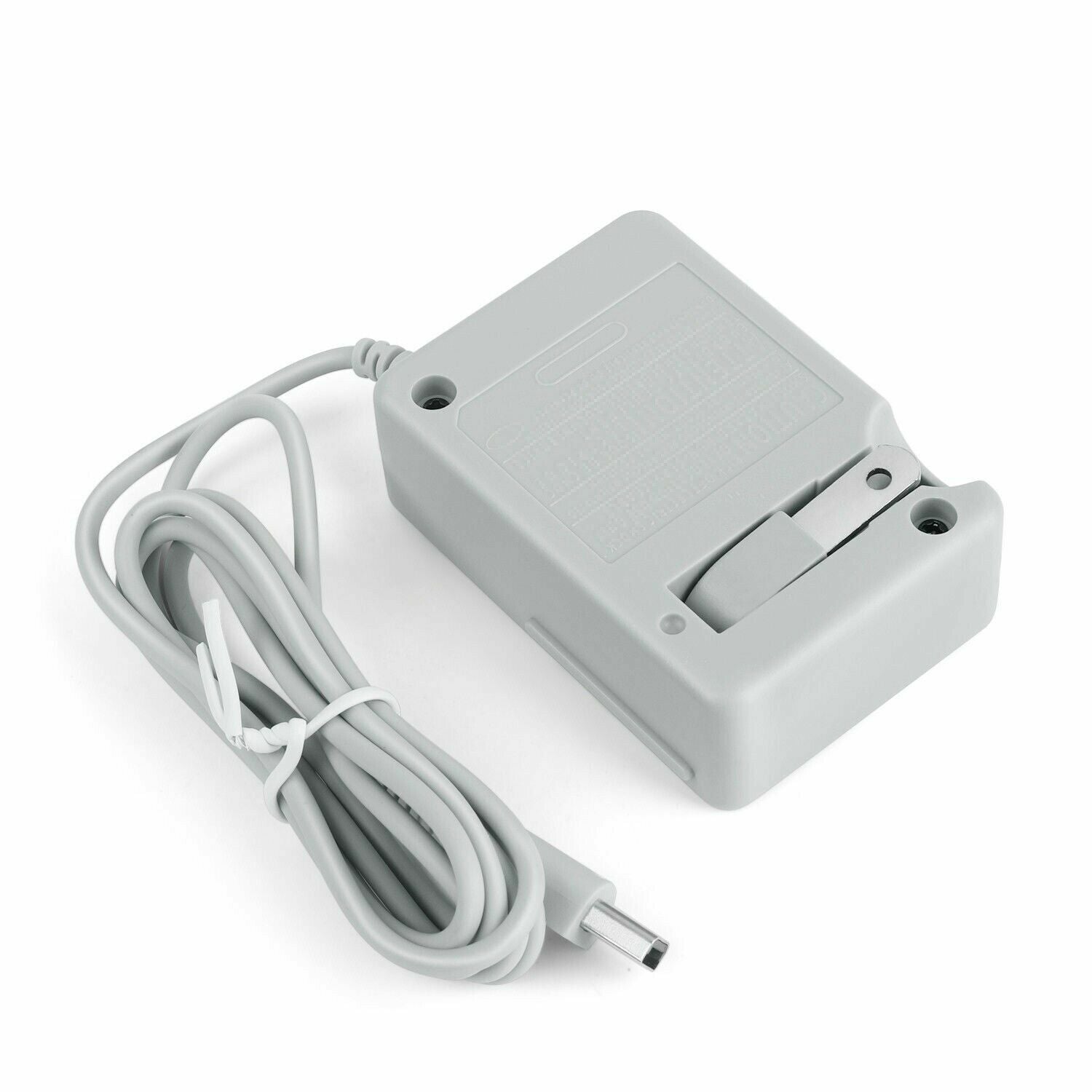New AC Adapter Home Wall Charger Cable for Nintendo DSi, 2DS, and 3DS, featuring foldaway prongs and intelligent charging technology.