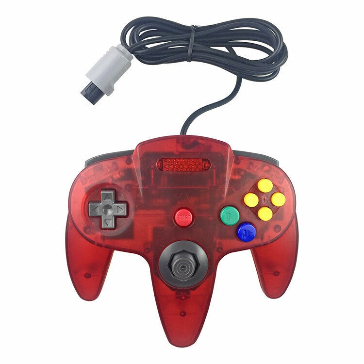 New Wired Controller Joystick for Nintendo 64, featuring ergonomic design and precise controls.
