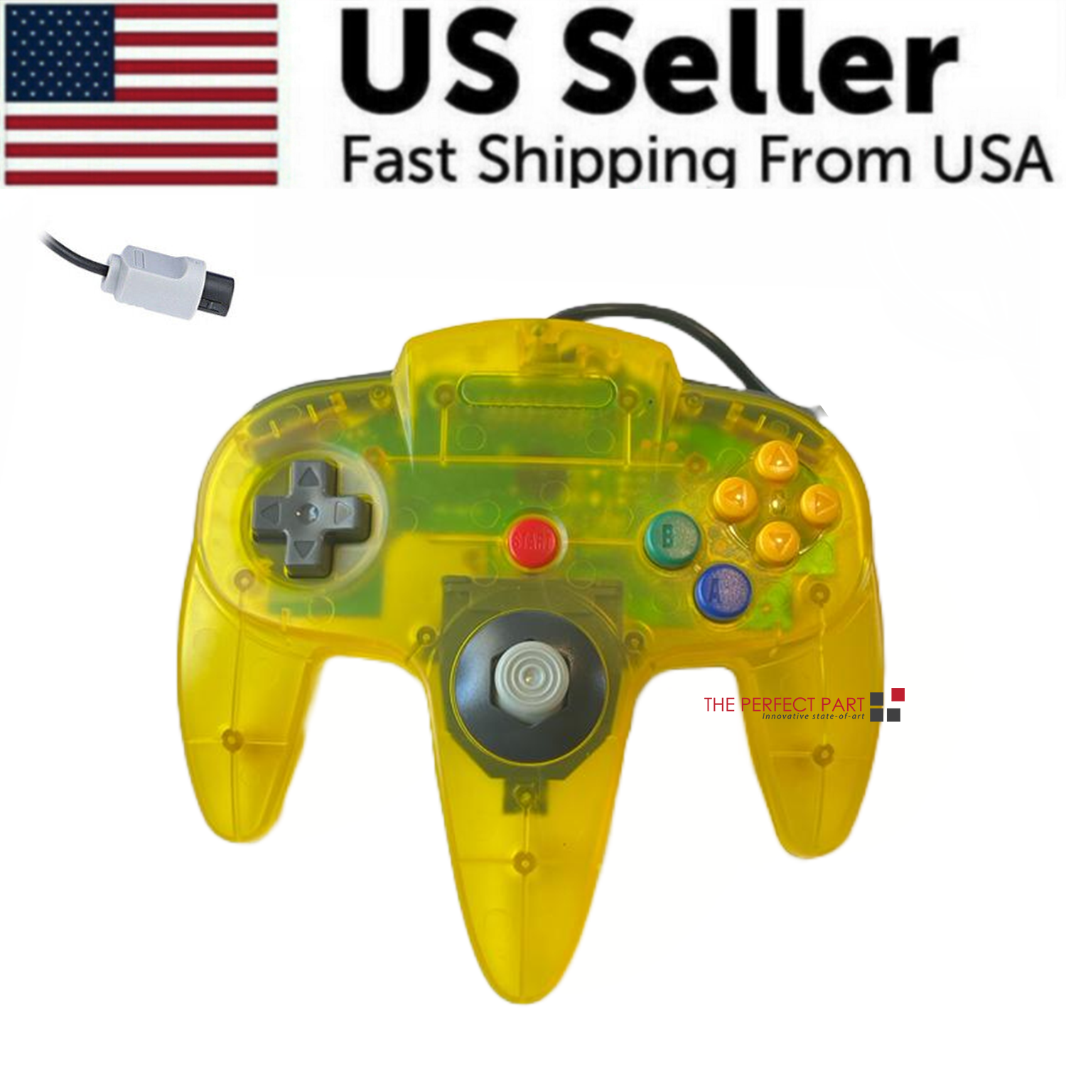 New Wired Controller Joystick for Nintendo 64, featuring ergonomic design and precise controls.