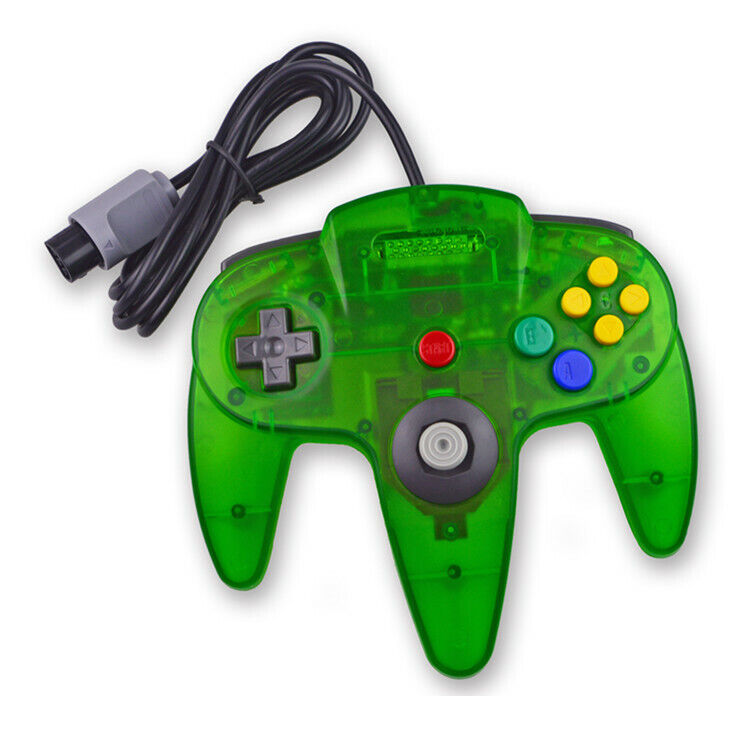 New Wired Controller Joystick for Nintendo 64, featuring ergonomic design and precise controls.