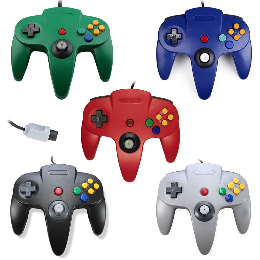New Wired Controller Joystick for Nintendo 64, featuring ergonomic design and precise controls.