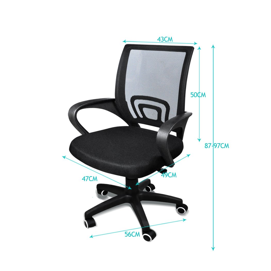 Ergonomic Office Chair Mesh Gaming Computer Chair with breathable mesh back and adjustable height, available in multiple colors.