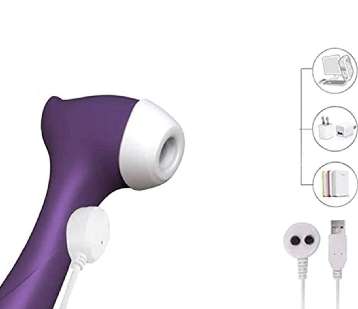 Orlena Vibrators USB Cable designed for charging vibrators, featuring a magnetic connection for easy use and compatibility with various devices.