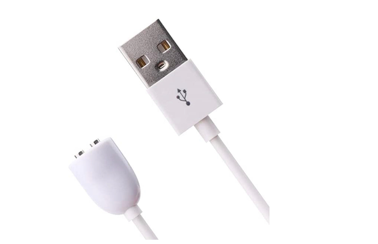 Orlena Vibrators USB Cable designed for charging vibrators, featuring a magnetic connection for easy use and compatibility with various devices.