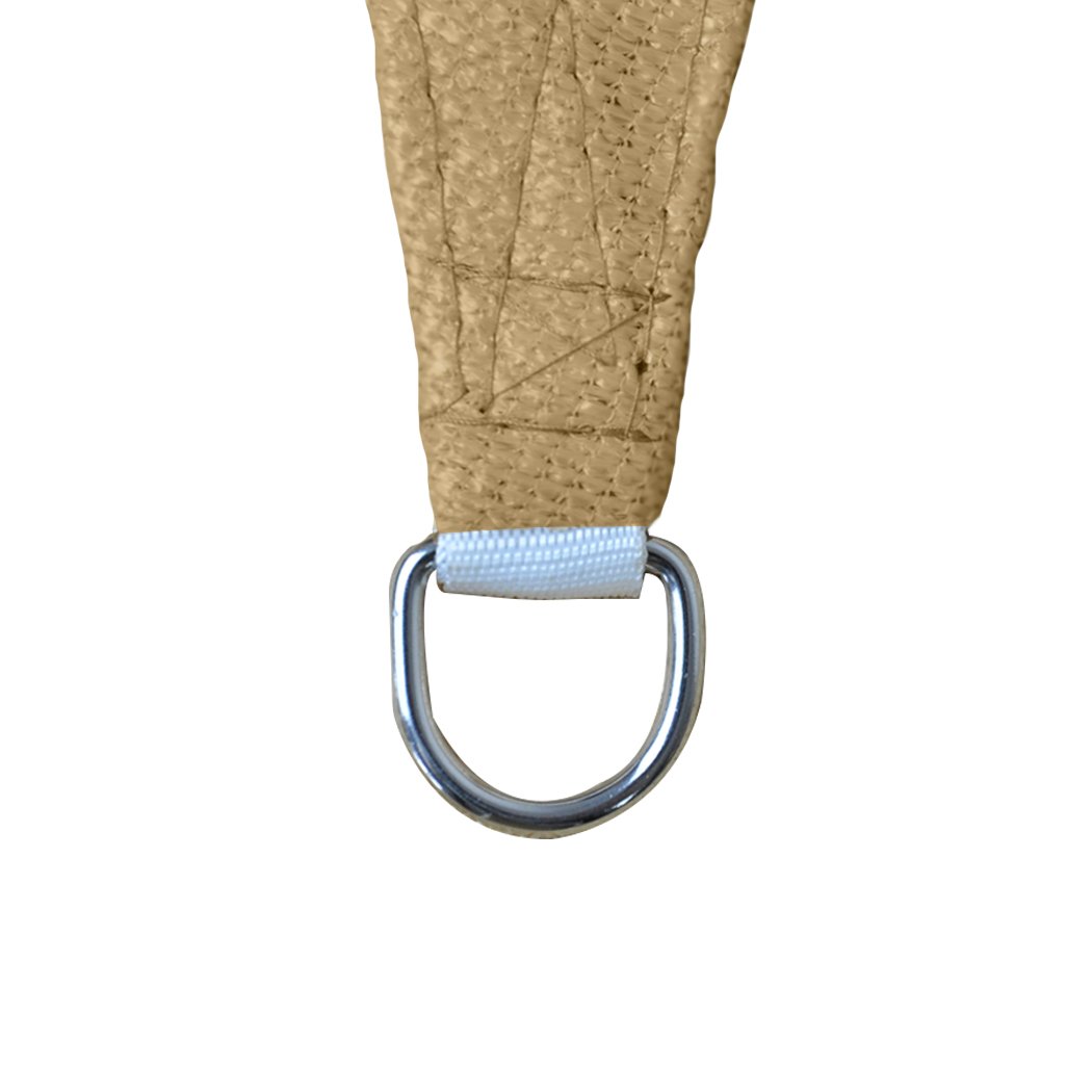 Outdoor awning cloth sun shade sail in charcoal color, providing UV protection and breathable coverage for patios and pools.