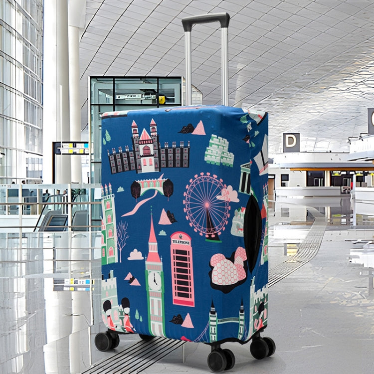 Outdoor Travel Thick Luggage Protective Cover in various sizes, made of durable polyester material, designed to protect trolley cases from dust and scratches.
