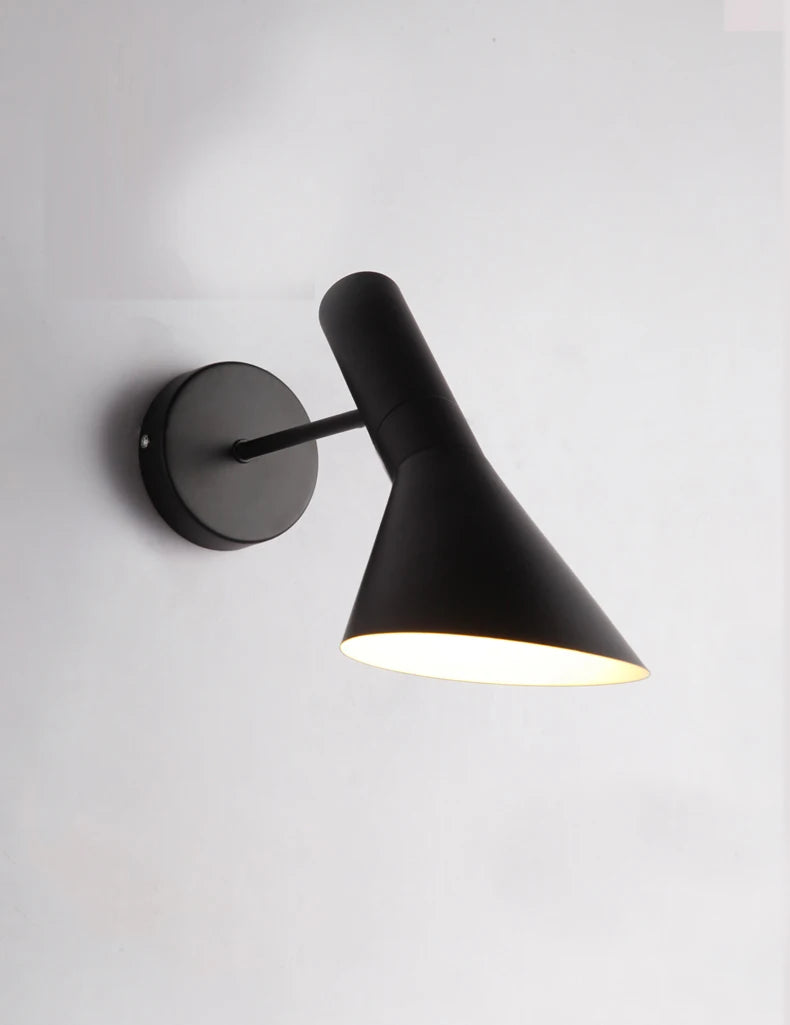 A modern Nordic outdoor wall lamp designed for stylish illumination in living rooms and bathrooms, showcasing sleek lines and LED technology.