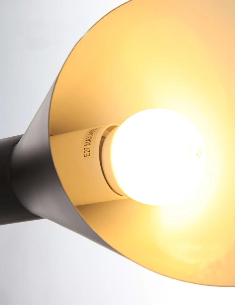 A modern Nordic outdoor wall lamp designed for stylish illumination in living rooms and bathrooms, showcasing sleek lines and LED technology.