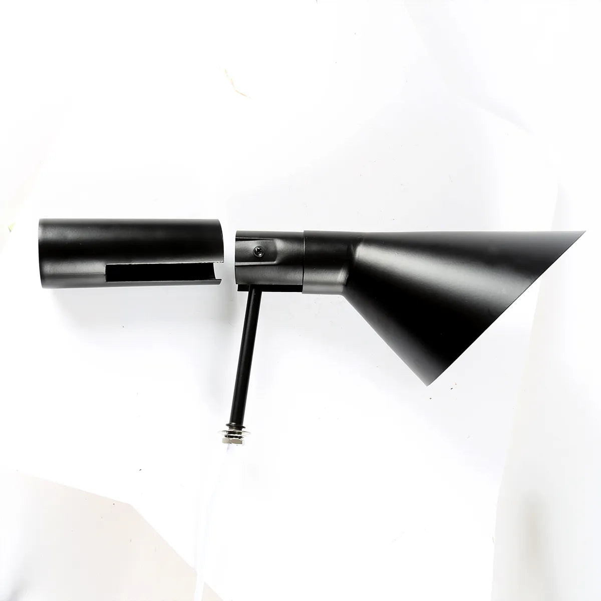 A modern Nordic outdoor wall lamp designed for stylish illumination in living rooms and bathrooms, showcasing sleek lines and LED technology.