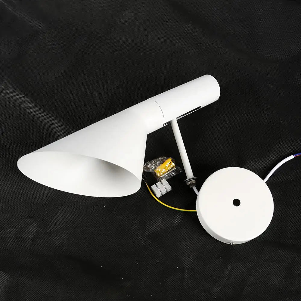 A modern Nordic outdoor wall lamp designed for stylish illumination in living rooms and bathrooms, showcasing sleek lines and LED technology.