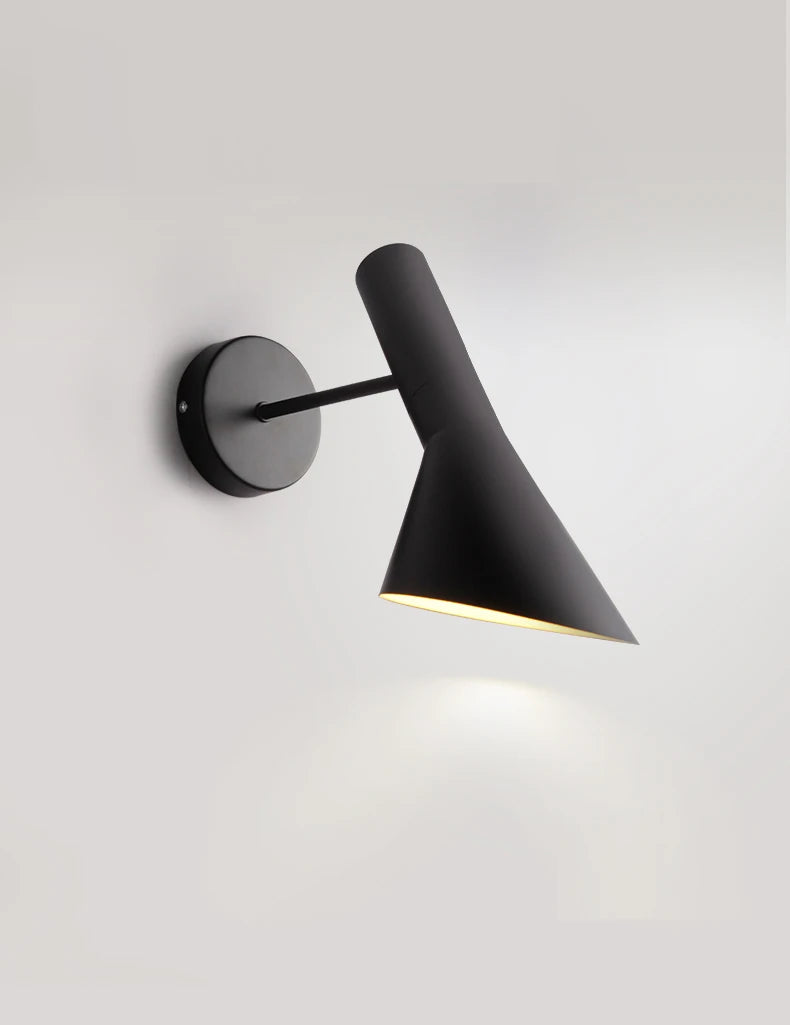 A modern Nordic outdoor wall lamp designed for stylish illumination in living rooms and bathrooms, showcasing sleek lines and LED technology.