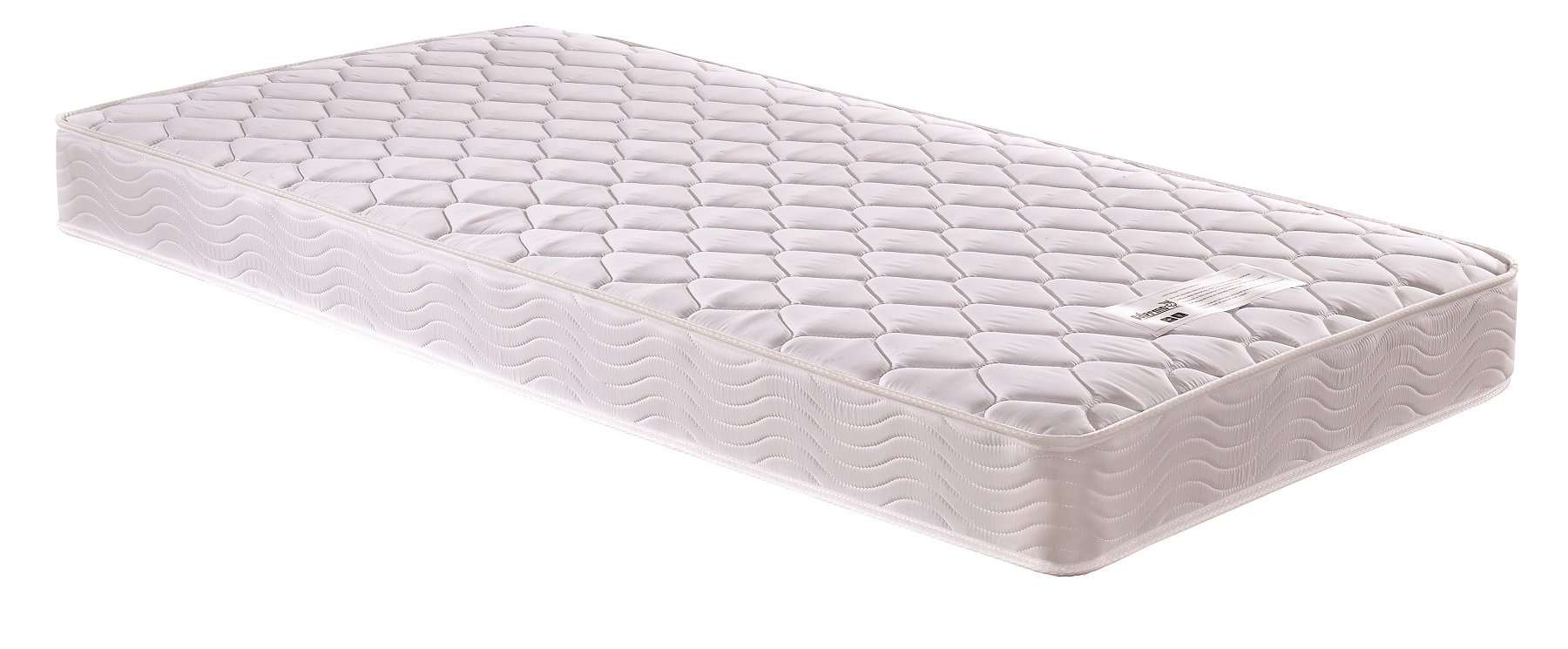 PALERMO Single Bed Mattress featuring soft quilting and a solid spring core, designed for comfort and support.