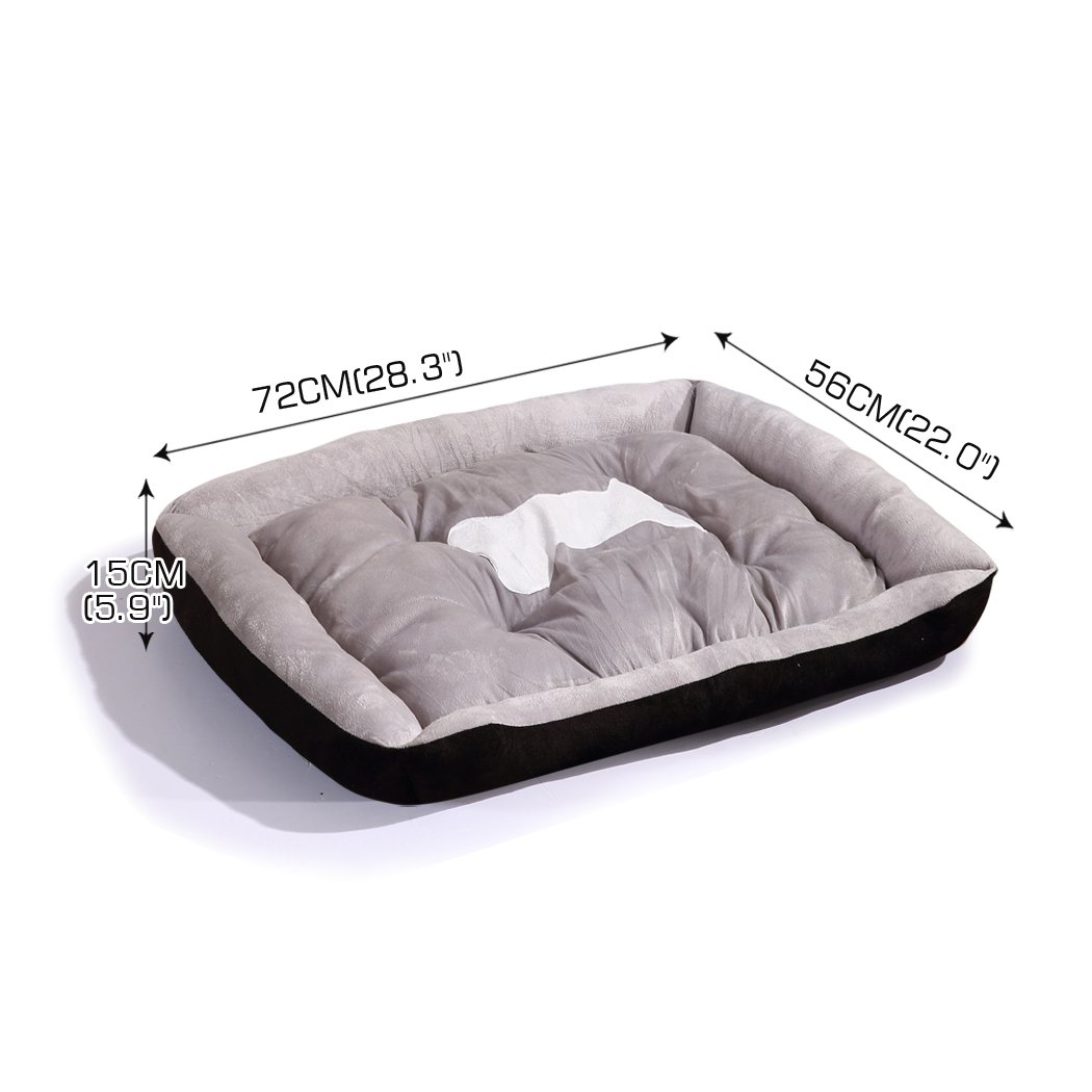 PaWz Pet Bed featuring a soft black cushion designed for dogs and cats, providing comfort and style.