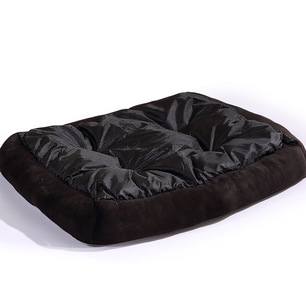 PaWz Pet Bed featuring a soft black cushion designed for dogs and cats, providing comfort and style.