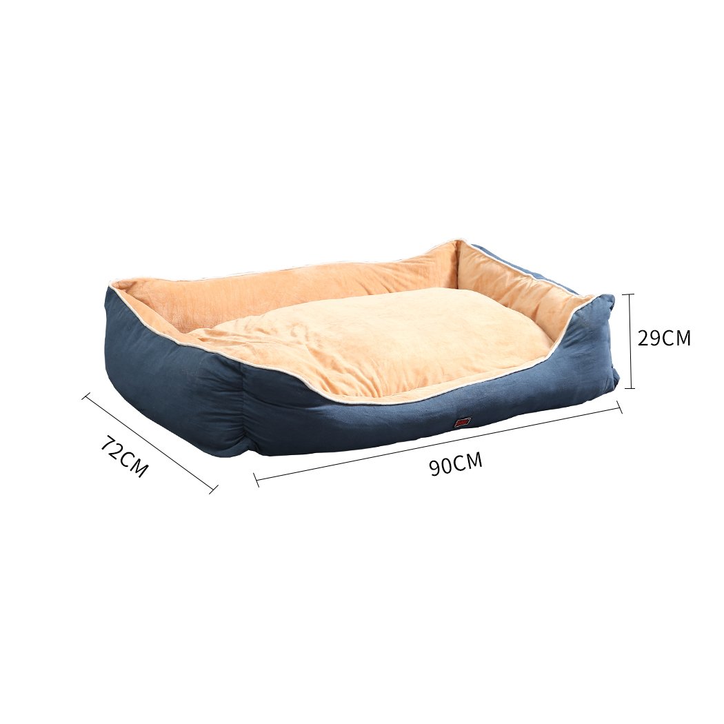 PaWz Pet Bed Mattress featuring a soft, warm cushion with a cuddler design, suitable for dogs and cats of various sizes.
