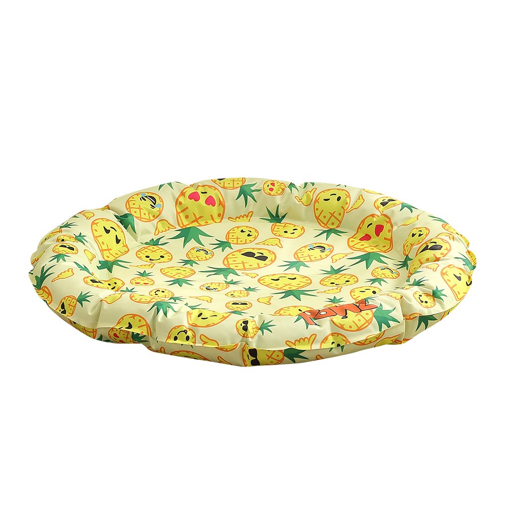 PaWz Pet Cooling Mat in yellow, designed for dogs and cats, featuring a non-toxic gel filling for summer comfort.