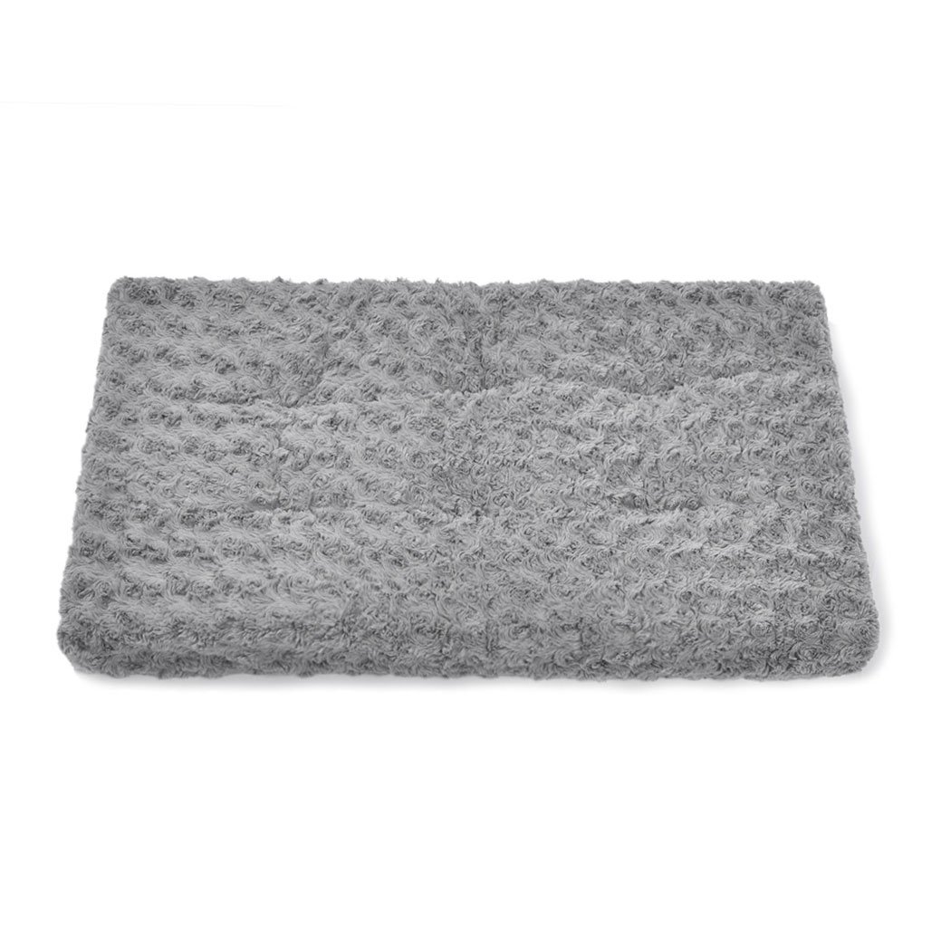 PaWz Pet Dog Cage Crate, a portable metal kennel with a plush bed, designed for safety and comfort for pets.