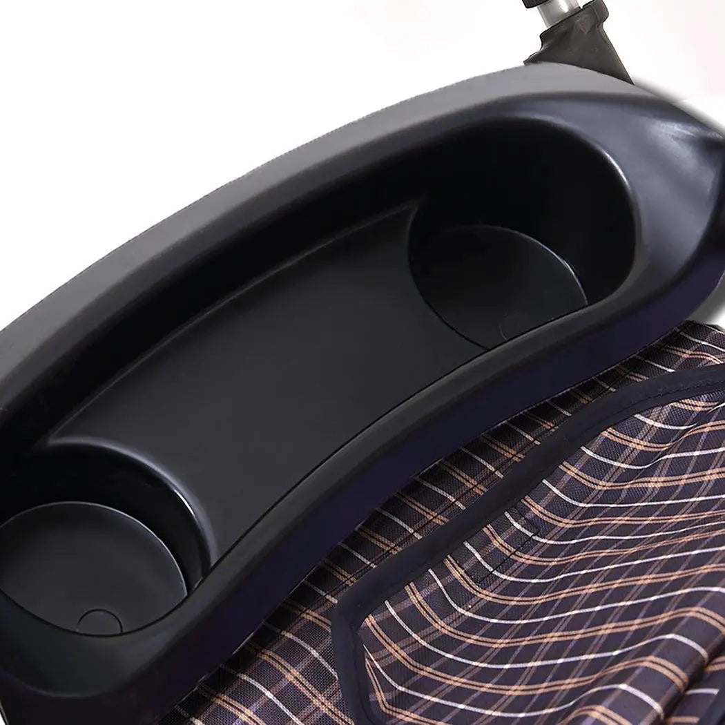 PaWz Pet Stroller featuring three wheels, waterproof Oxford cloth, and a cozy interior for dogs and cats.