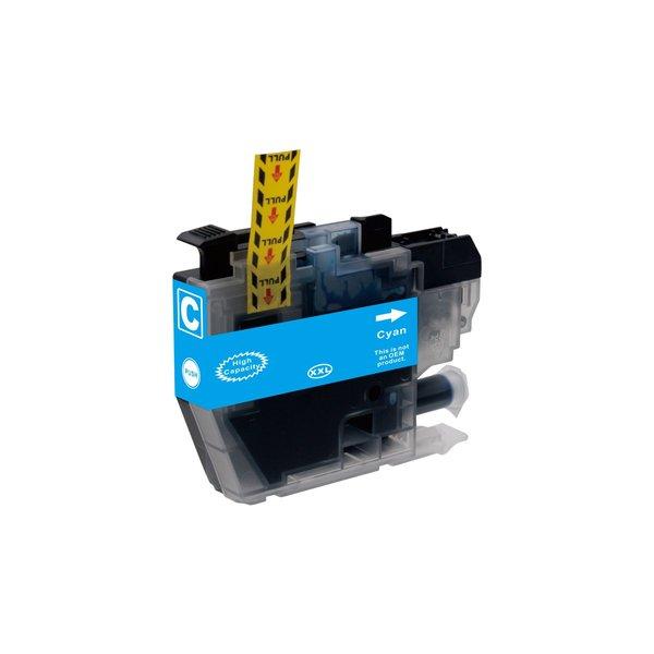 Premium Compatible Cyan Inkjet Cartridge for Brother printers, designed for high-quality printing and easy installation.