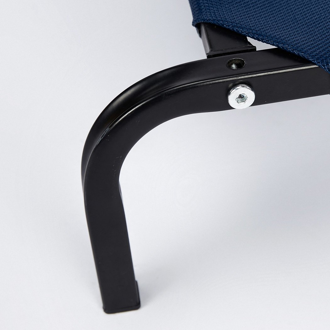 Close-up of chair leg.