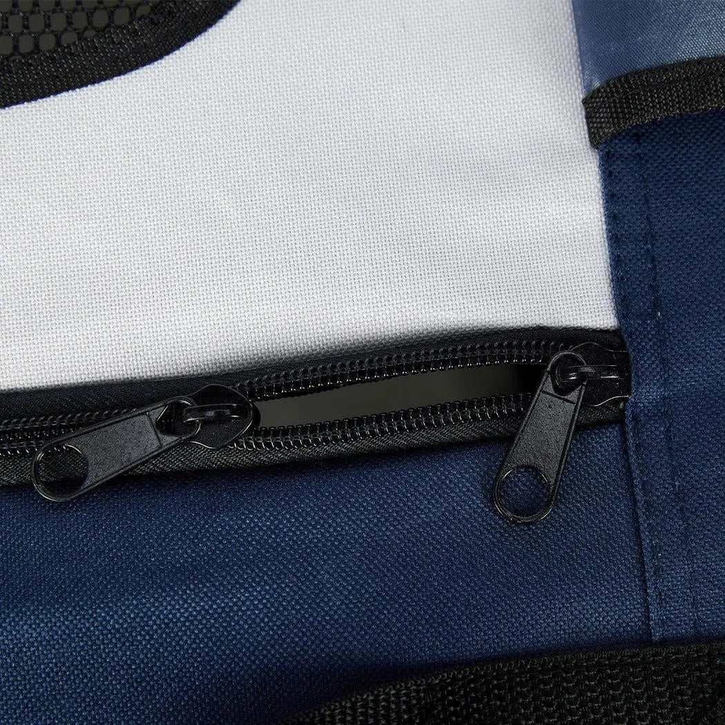 Spacious Pet Carrier Bag for dogs and puppies, featuring a ventilated canopy and durable design, perfect for outdoor travel.