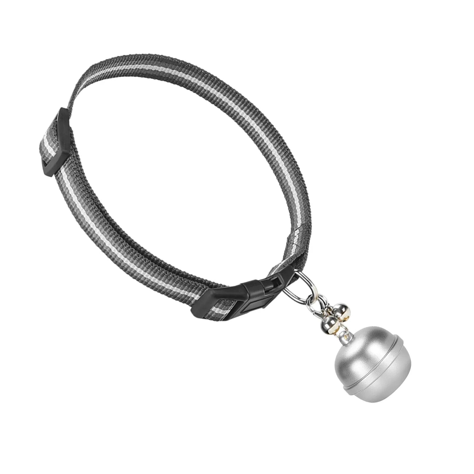 Pet Dog GPS Tracker Locator Bell in gold color, showcasing its compact design and waterproof features.