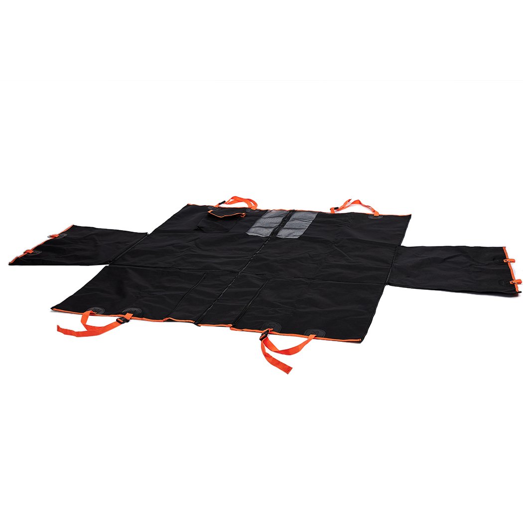 Premium waterproof pet seat cover designed for dogs and cats, featuring a non-slip bottom and a mesh screen for visibility.