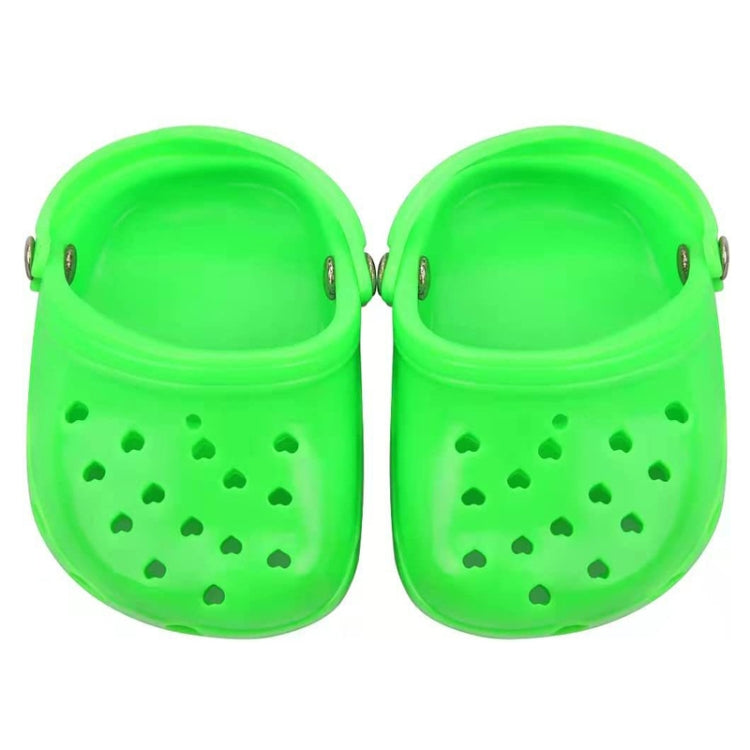 PETS119 2pcs Pet Cave Shoes Dog Slippers in vibrant green, designed for comfort and protection during outdoor activities.