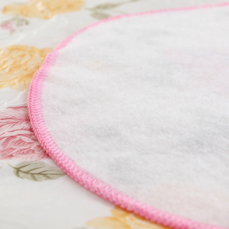 PEVA Oil and Water Resistant Round Coffee Table Tablecloth in various sizes, showcasing its elegant design and durable material.