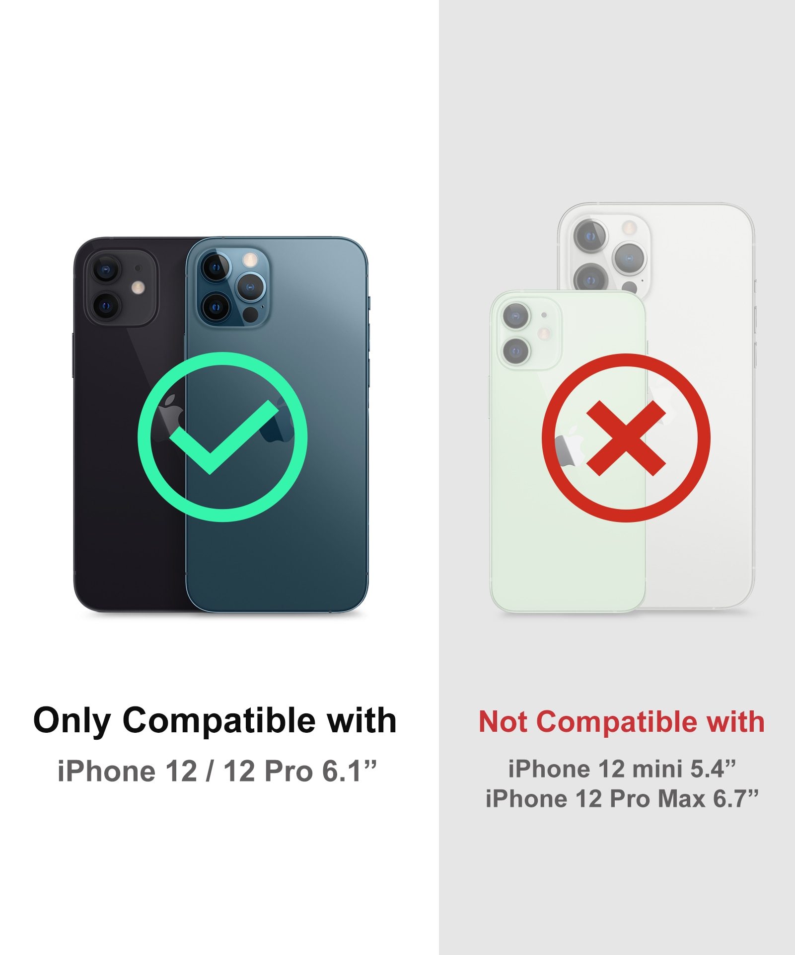 Slim soft TPU matte phone case for iPhone 12/12 Pro, showcasing its shockproof design and precise cutouts.