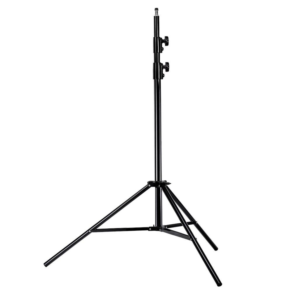 Photo Studio Pro 9 feet aluminum alloy light stand with heavy-duty metal clamp holder for reflectors, ideal for photography lighting setups.