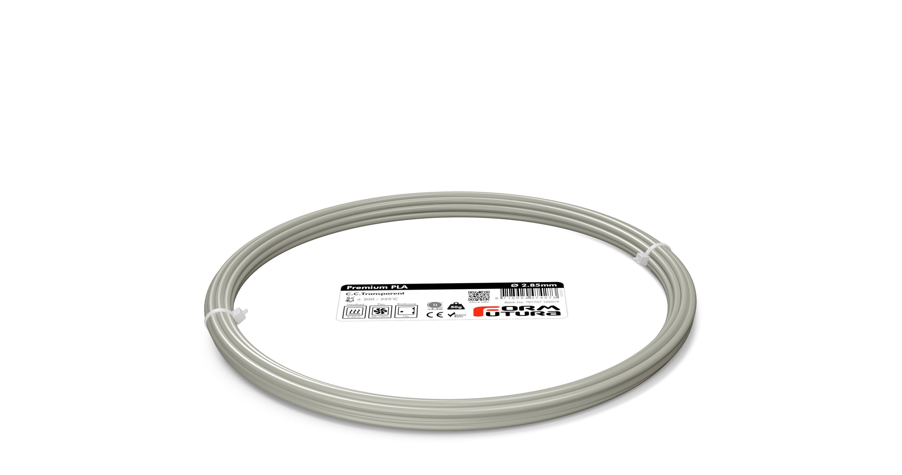 FormFutura Premium PLA filament spools in various colors, showcasing its high quality and eco-friendly properties.