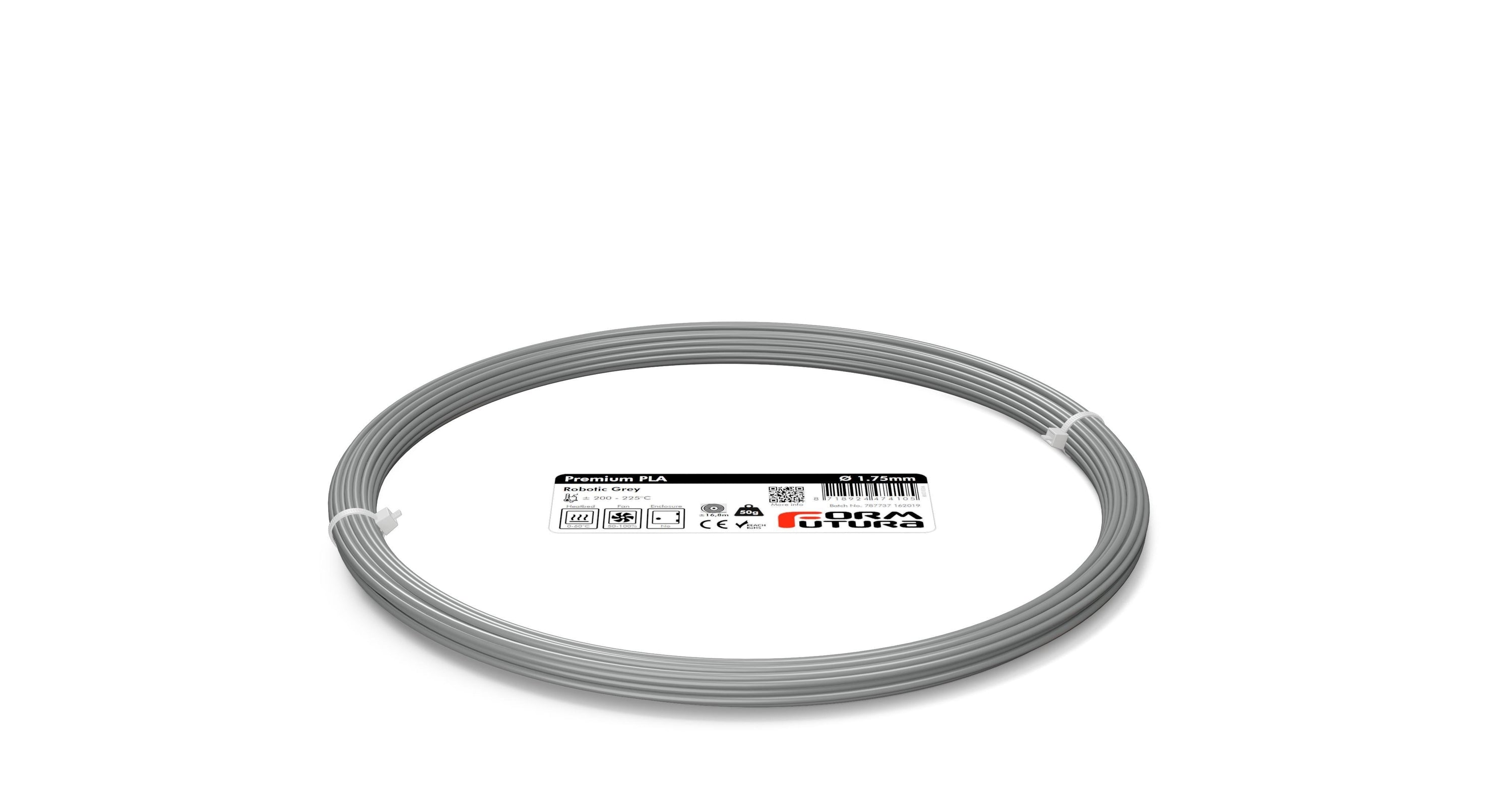 FormFutura Premium PLA filament spools in various colors, showcasing its high quality and eco-friendly properties.