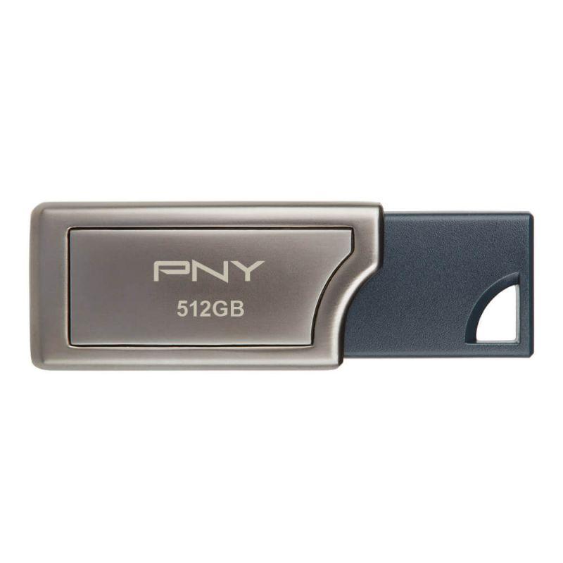 PNY USB3.0 PRO Elite 512GB flash drive with sleek design and USB 3.0 interface.
