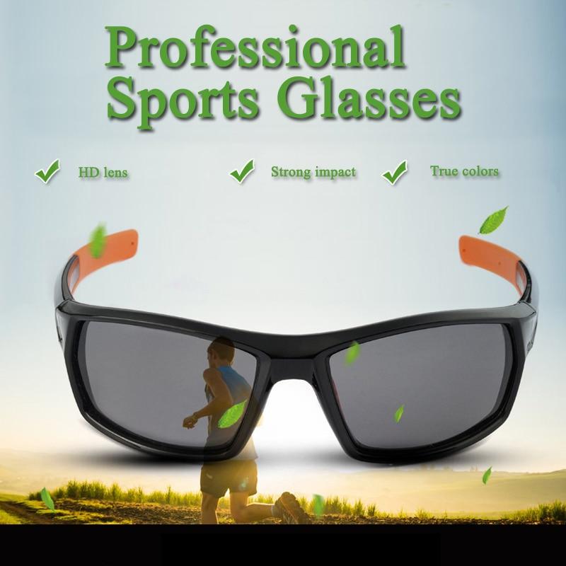 A pair of stylish polarized sunglasses with a multi-colored frame, designed for cycling and outdoor activities, featuring UV400 protection.