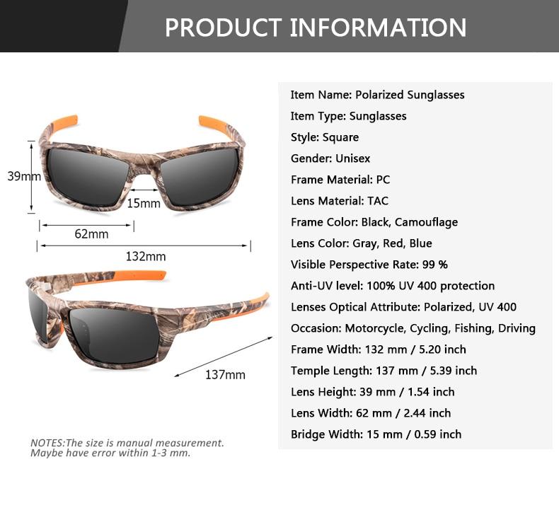 A pair of stylish polarized sunglasses with a multi-colored frame, designed for cycling and outdoor activities, featuring UV400 protection.