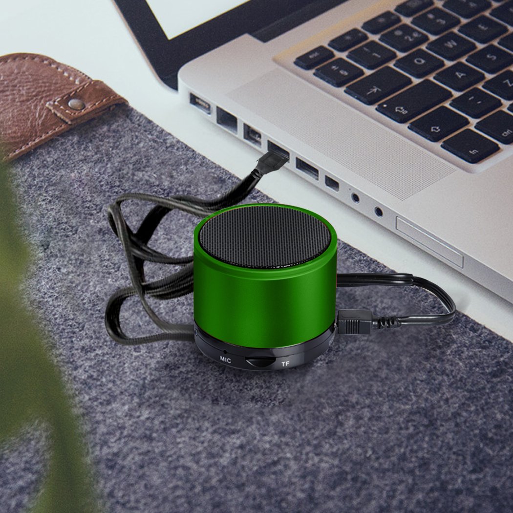 Portable Wireless Car Bluetooth Music Speaker in a compact design, showcasing its lightweight and modern look, ideal for on-the-go music enjoyment.