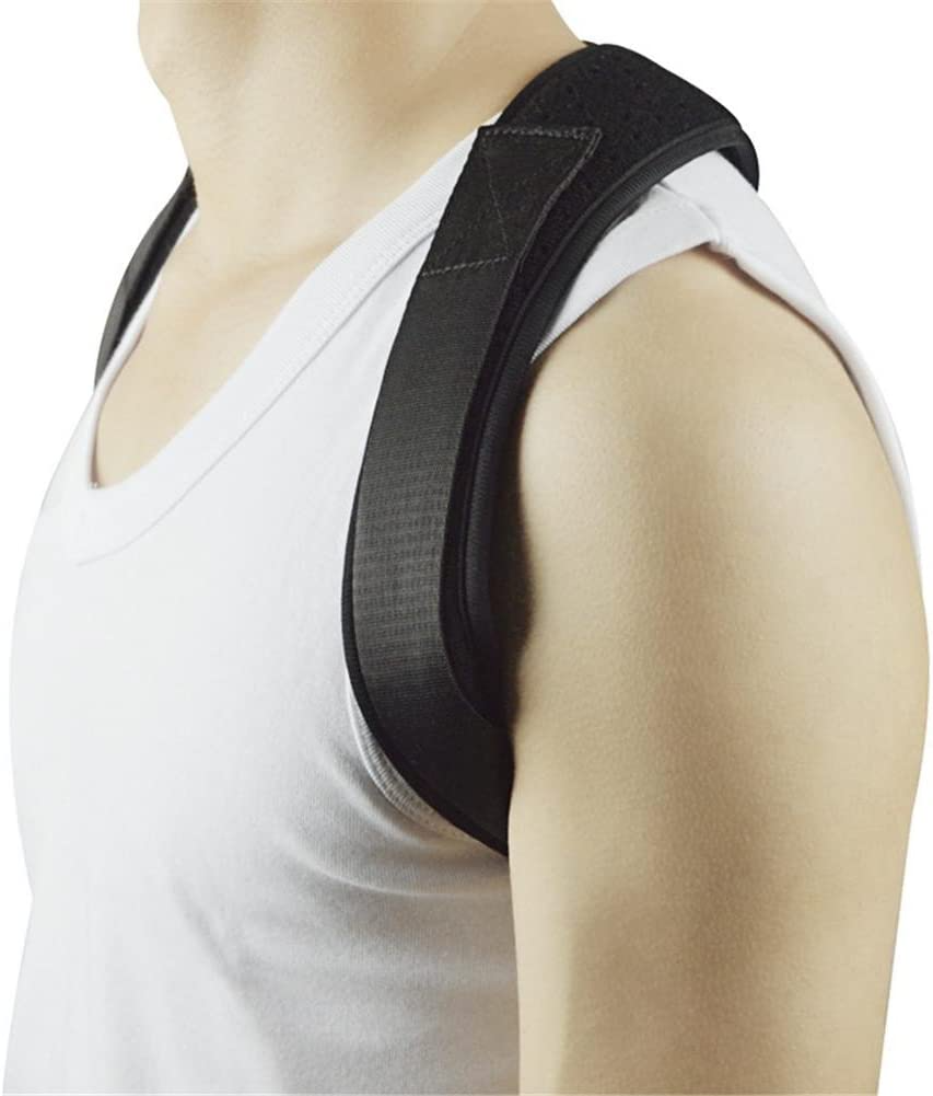 Posture Corrector Adjustable Back Brace Shoulder Support Clavicle Belt displayed on a neutral background, showcasing its adjustable straps and breathable material.