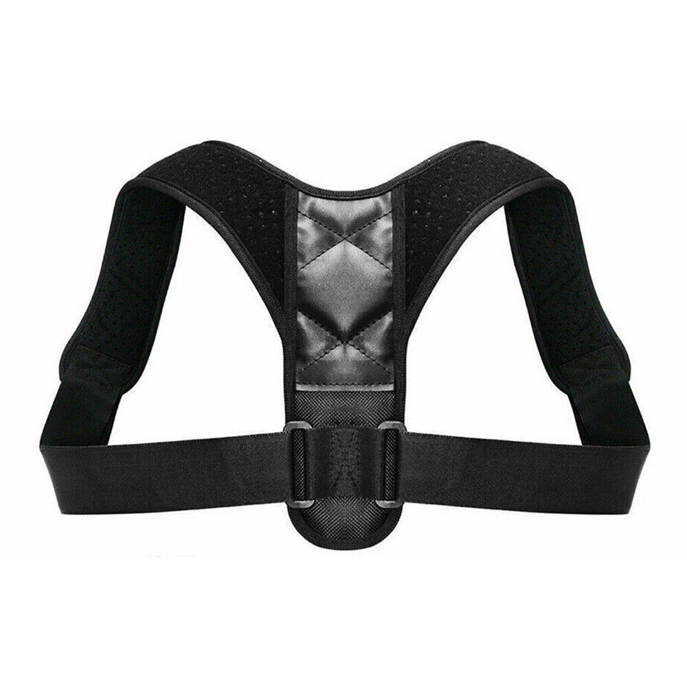 Posture Corrector Adjustable Back Brace Shoulder Support Clavicle Belt displayed on a neutral background, showcasing its adjustable straps and breathable material.