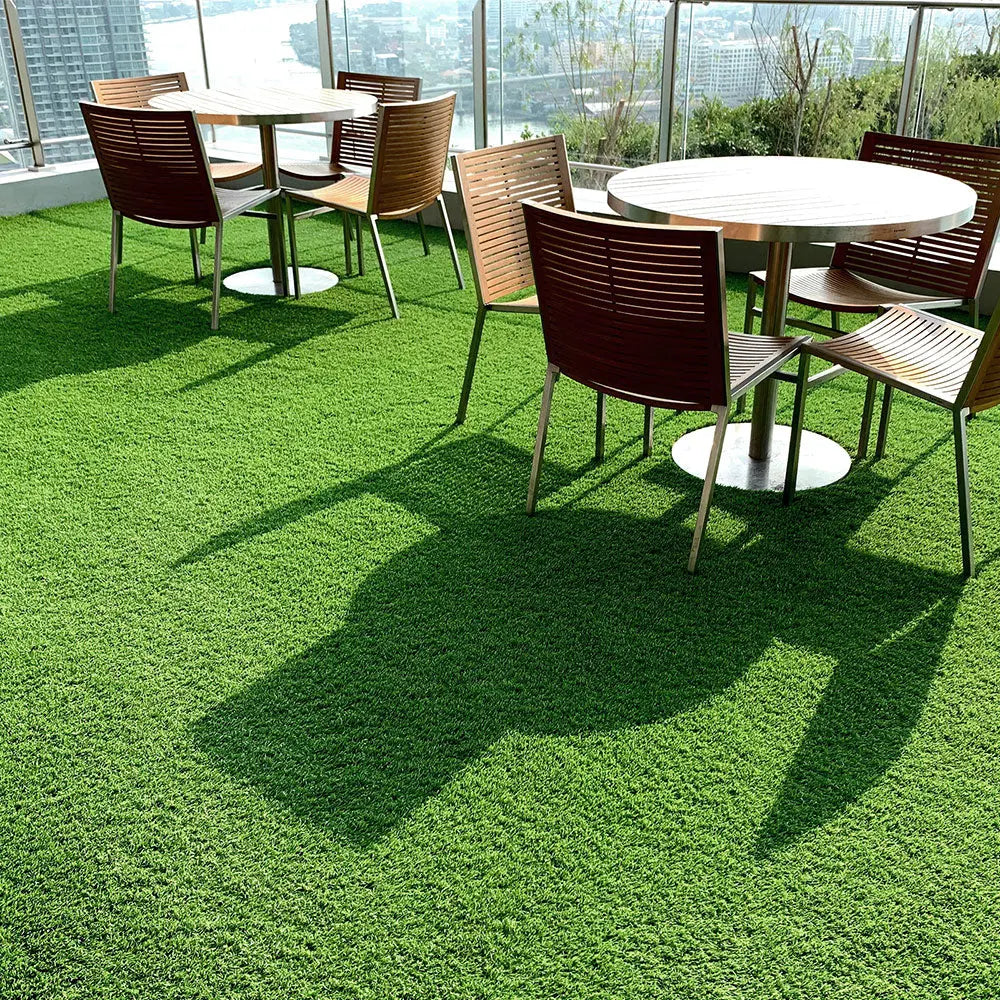 Primeturf 2x5m Artificial Grass showcasing realistic green hues and dense texture, ideal for outdoor spaces.