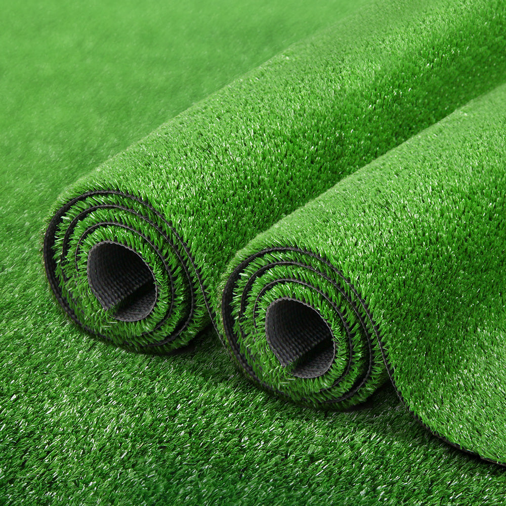 Primeturf Artificial Grass Synthetic 20 SQM Fake Lawn, lush green turf with a 17mm pile height, ideal for outdoor spaces.